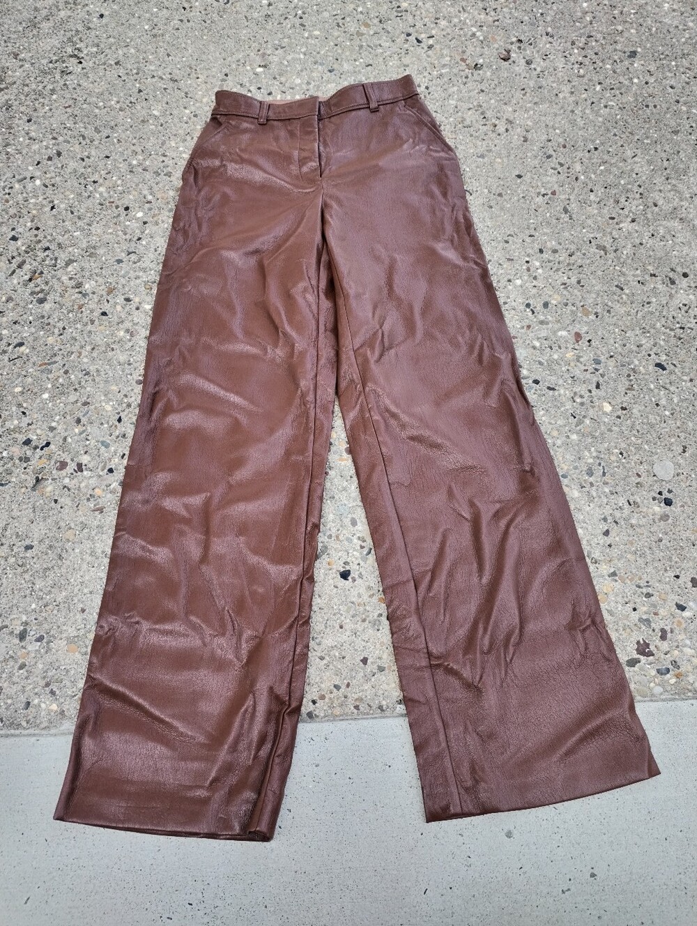 Babaton Brown Straight Leg Pants  size 2